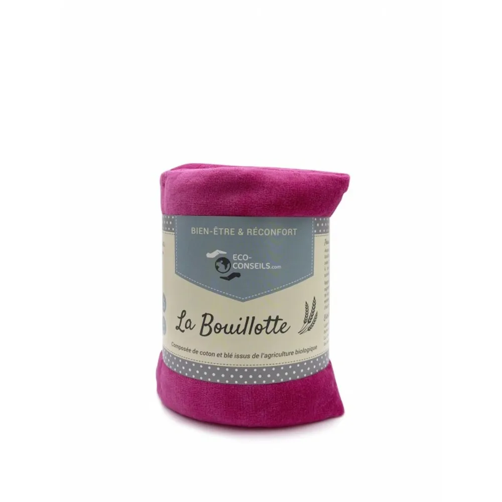 Bouillotte sèche bio - fushia