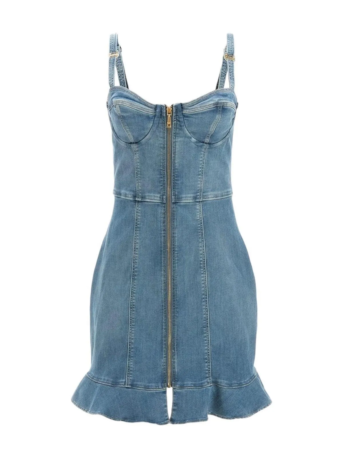GUESS Robe Femme Marcela Robe W4GK03 D5B42 EAMD Bleu