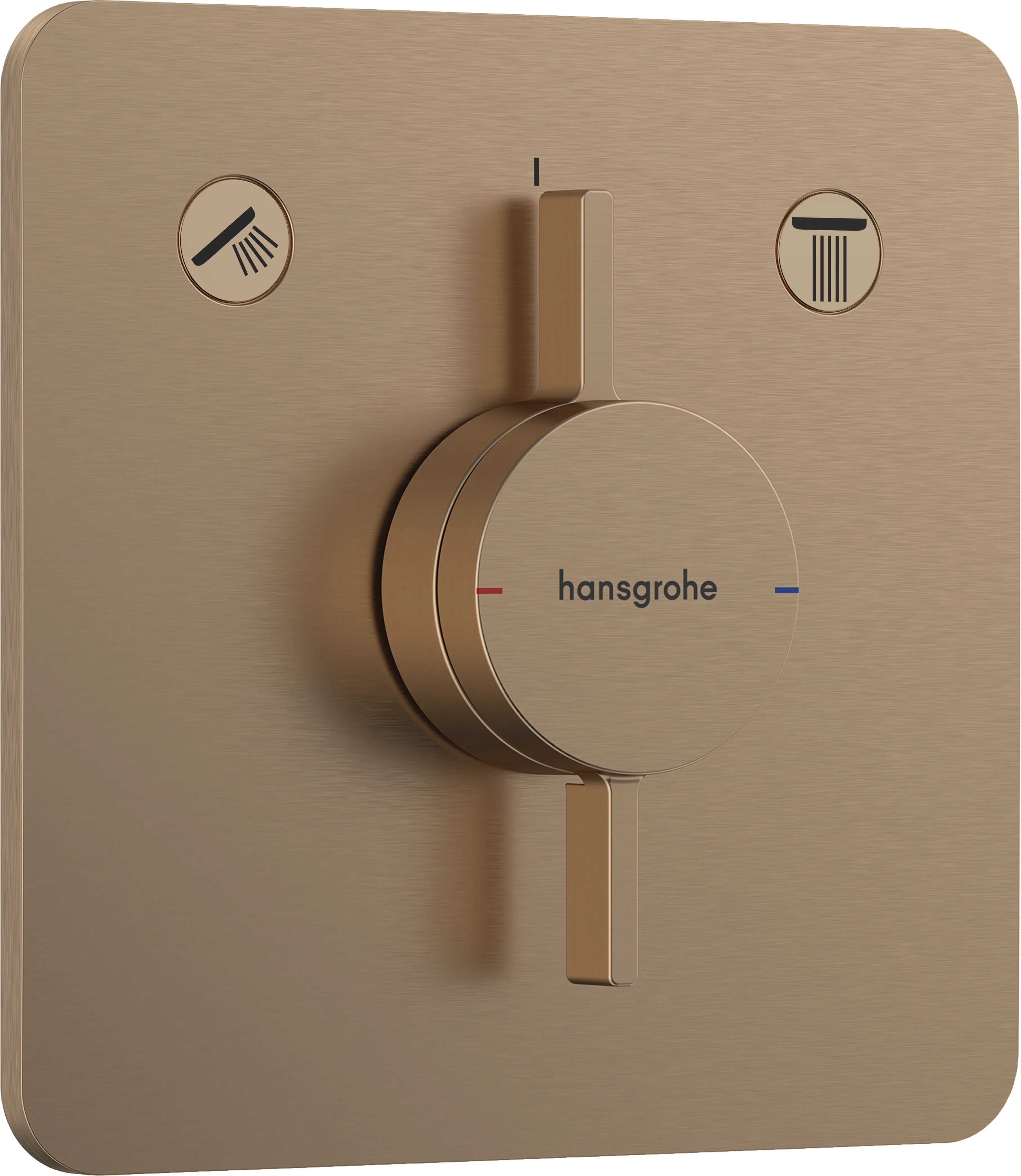 Hansgrohe DuoTurn Q mitigeur encastrable brushed bronze