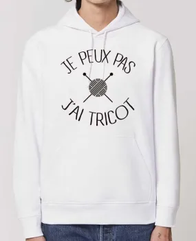 Hoodie Je peux pas j'ai tricot Par Freeyourshirt.com