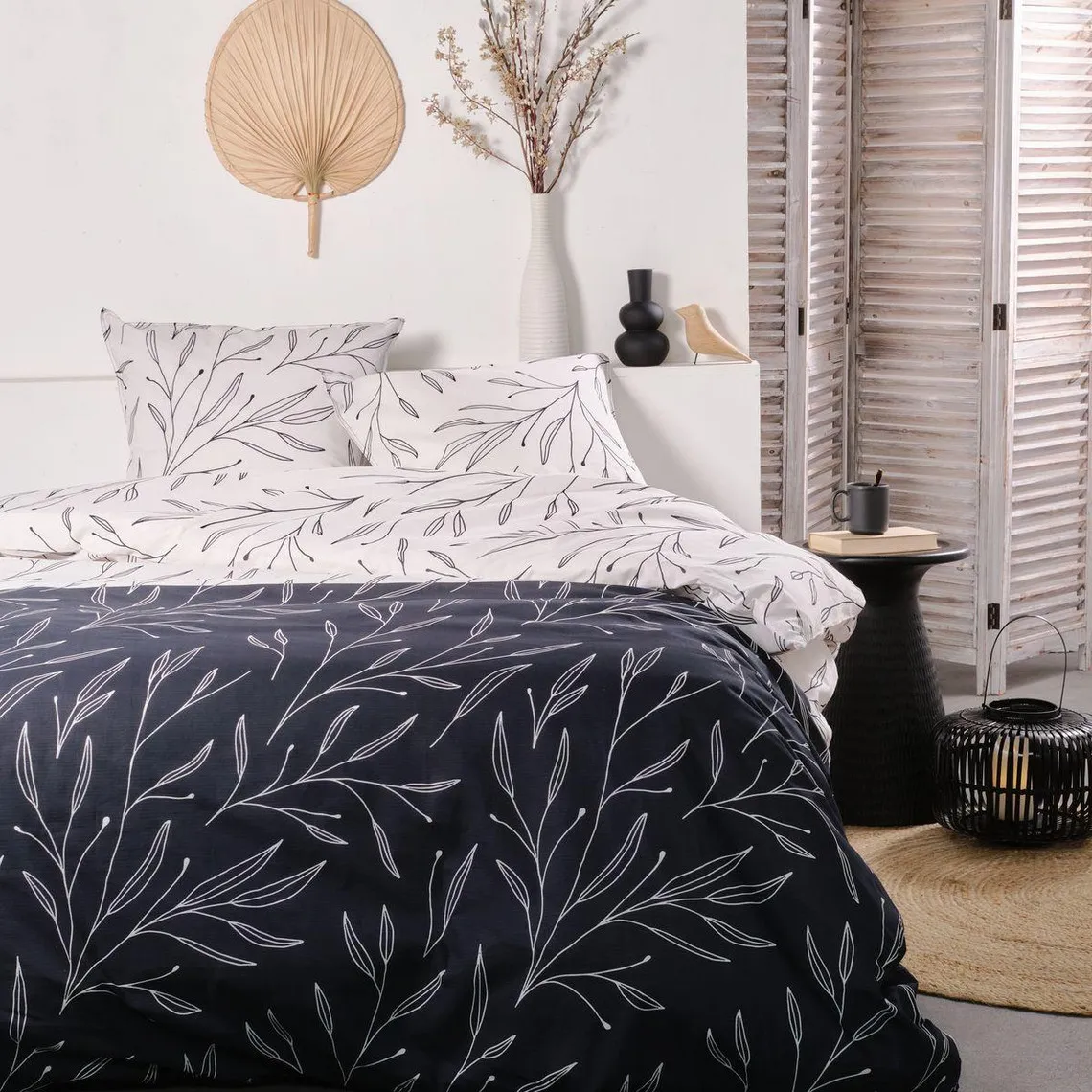 Housse De Couette Noire Coton 57Fils Sunshine 13.28 | 3 Suisses