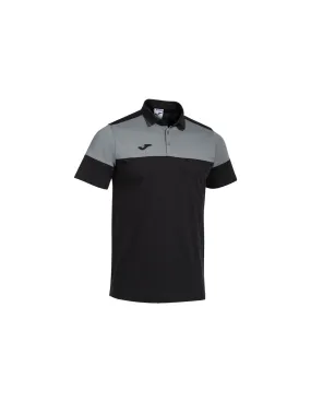 Polo Joma homme Short Sleeve Crew V /children black Grey