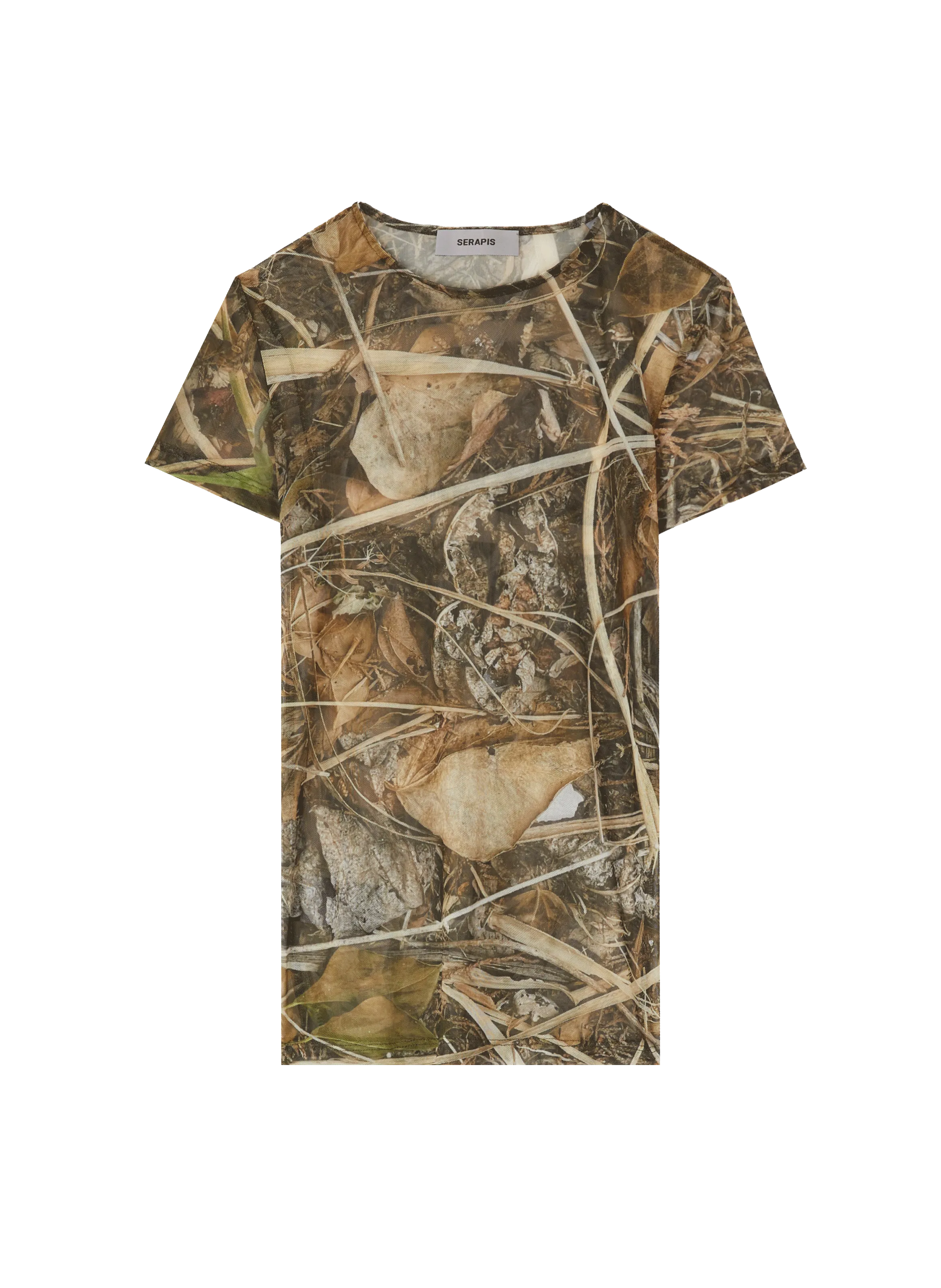 SERAPIS  T-shirt Dirt à imprimé en mesh - Multicolore