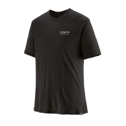 T-shirt cap cool merino graphic héritage black
