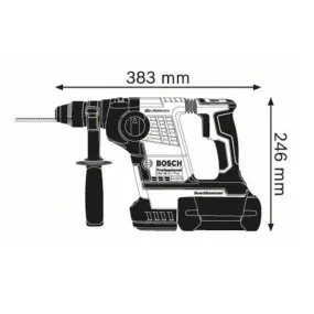 Texture antidérapante Perforateur Sds + Sans Fil Perforateur SDS Plus GBH 36 V LI Plus Bosch 0611906003 3165140801362 en vente s