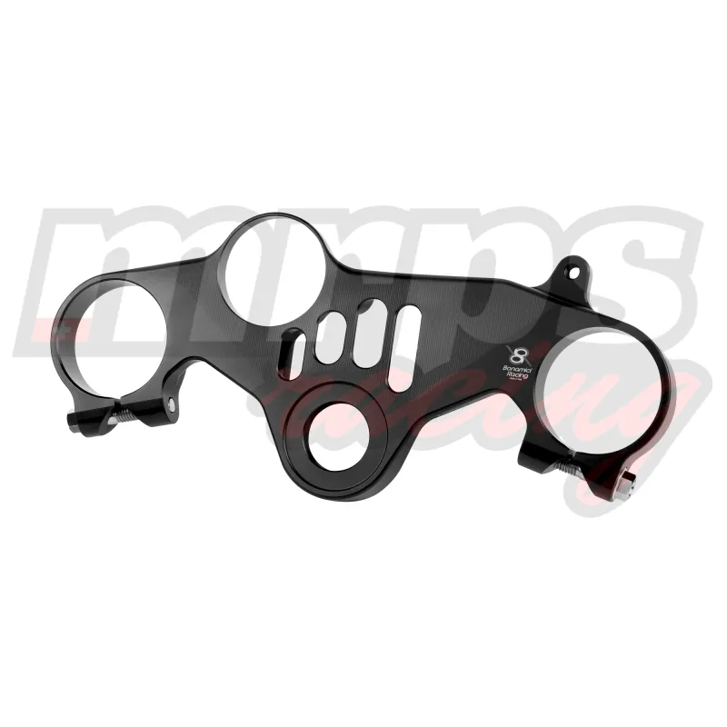 Té de fourche supérieur aluminium Bonamici Racing Yamaha YZF-R6 2017-24 (noir)
